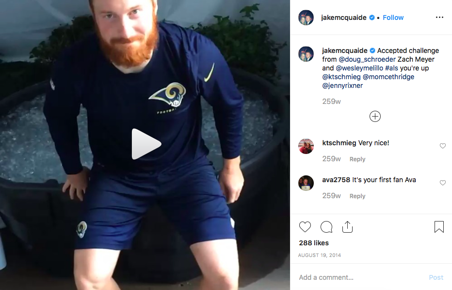 Click on the screenshot for the link to the video! We hope to figure out this new format to embed the videos! Give him a follow if you want to see the best beard in the NFL.